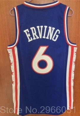 A+++ Качественная мужская одежда для взрослых#8 bryant 6 Julius Erving Jersey Philadelphia - Цвет: for men
