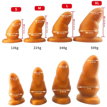 Huge Fist Strapon Anal Dildo Adult Sex Toys For Women Men Vagina Anal Butt Plug Big Penis No Vibrator Suction Cup Colon Plug 6