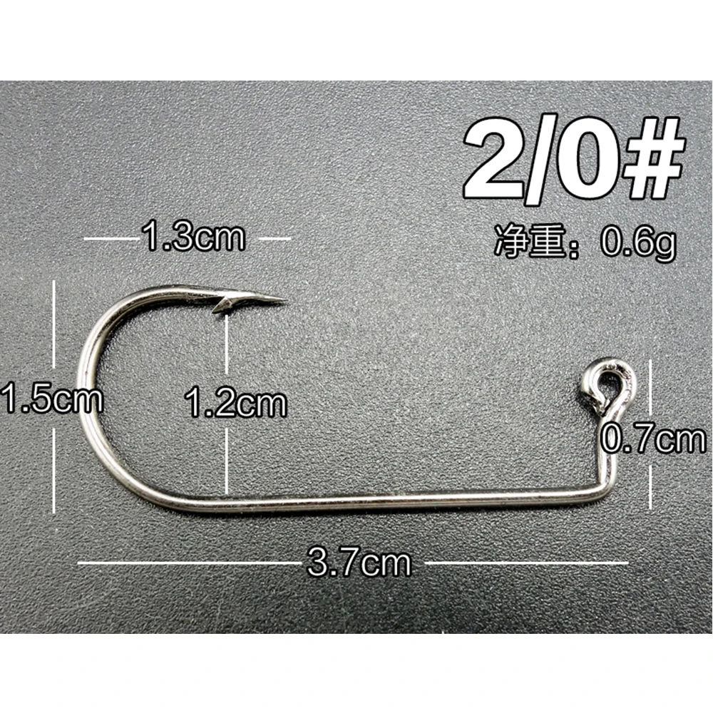 Flat Mouth Hook Fishhooks Gadget Carp Barbed 50PCS Strong Hooks Bait Holder Sturgeon Fishing Tackle Outdoor Tool Tuna