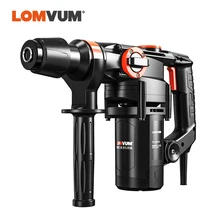 LOMVUM 28 мм электрический перфоратор 220 В Ударные молотки Indurstial 1300 Вт Электрический выключатель переменного тока электроинструменты 50 Гц