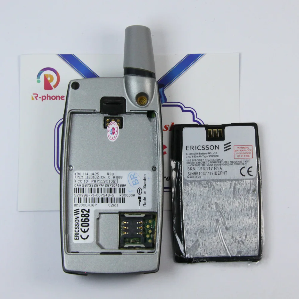 Восстановленный Оригинальный Ericsson T39 мобильный телефон Bluetooth 2G трехполосный