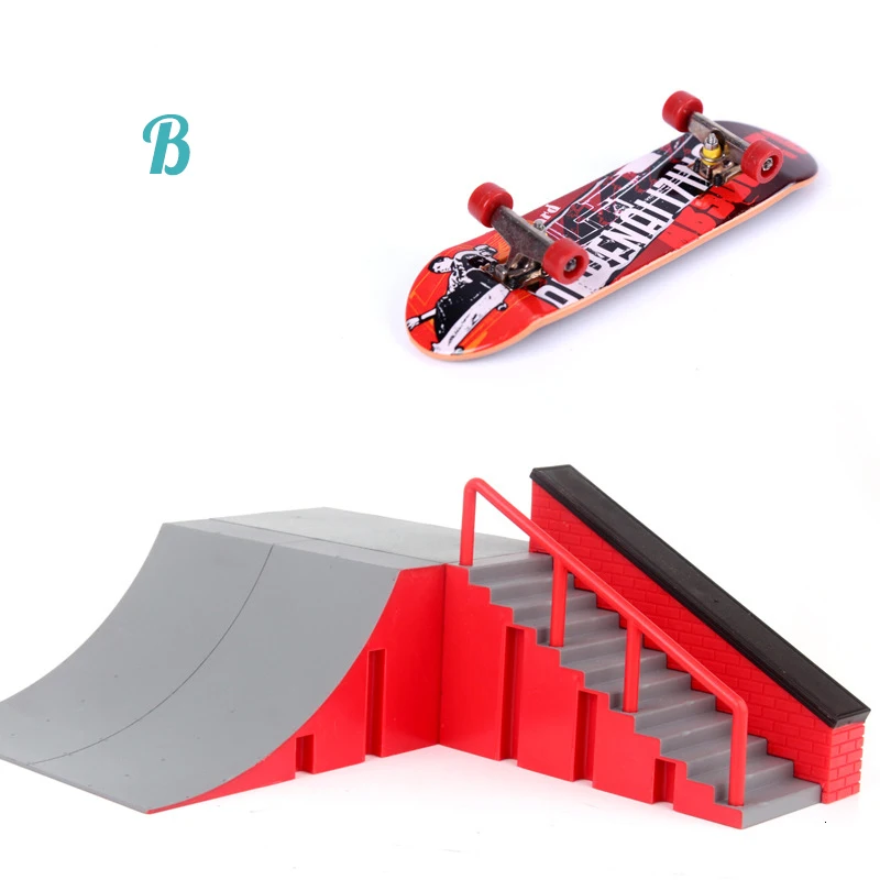 1 шт. мини игрушка для скейтборда скейт парк для Techdeck гриф скейтборд пандусы гриф конечная парк тренировочная доска