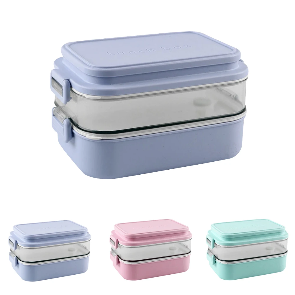 Bento Box современный милый Штабелируемый Портативный Ланч-бокс контейнер для