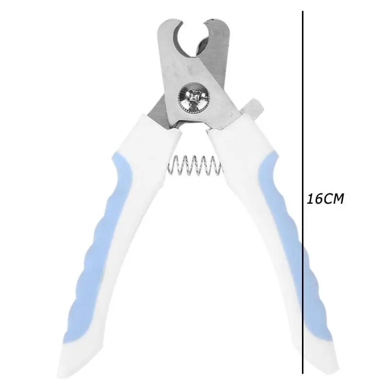 Портативный Кошка Собака ногтей кусачки для когтей резак Нержавеющая сталь продуманный дизайн легкого и трудосберегающий Уход за лошадьми ножницы для животных - Цвет: L