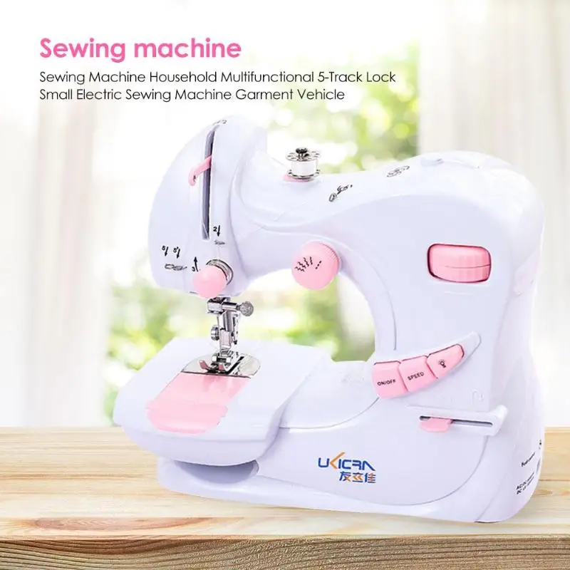 601 Electrical Household Mini Hand Sewing Machines Portable Handheld Speed Needlework Cordless Fabrics Sewing Machine Gadget