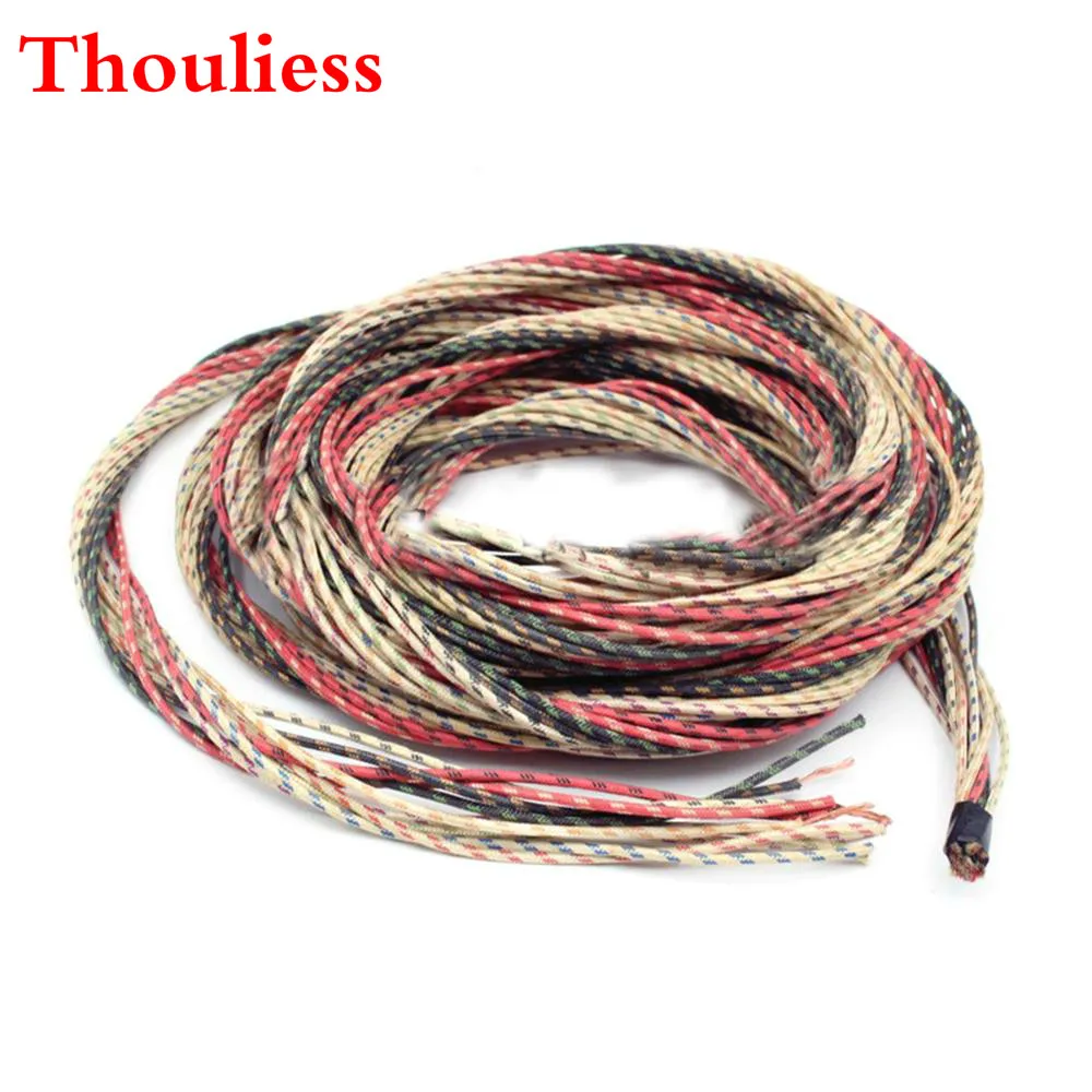 

Thouliess 5M Pure Copper 3mm Hi-End AMP VCD DVC CD Plater Power Cord Speaker Audio Bulk Cable