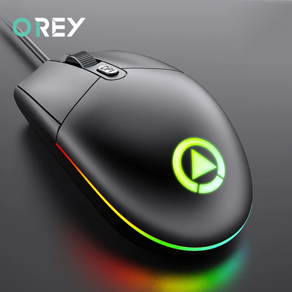 Мышь игровая Проводная Бесшумная с RGB подсветкой 4 кнопки 1600 точек/дюйм|Мыши| |