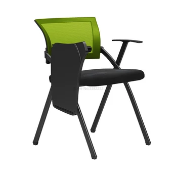 

Training chair with writing board folding chair with wheelwithed table board student back chair office chair meeting chair