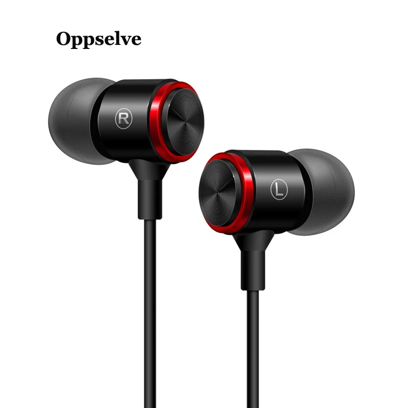 

Stereo Bass Headphone In-Ear 3.5MM Wired Earphone Metal HIFI Earpiece with MIC for iPhone Headset fone de ouvido auriculares MP3