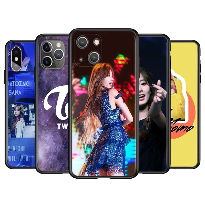 Twice Mina Momo Kpop Silicone Cover For Apple IPhone 13 12 Mini 11 Pro XS MAX XR X 8 7 Plus 5 SE Phone Case | Мобильные телефоны и