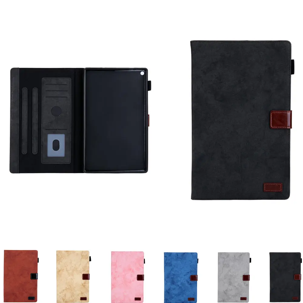 PU Leather Case For Amazon Kindle Fire HD 10 2017 HD10 7th 10.1 Inch Tablet Shockproof Sleeve Cover Stand Fundas | Компьютеры и офис