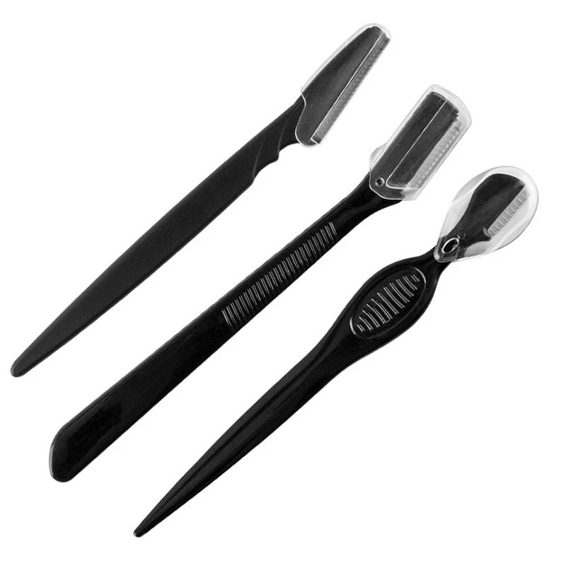 1pcs Eyebrow Trimmer Portable Razor Shaver Eye Brow Shaper Shaping Tool Scissors Facial Hair Remover Women Makeup Tools | Красота и