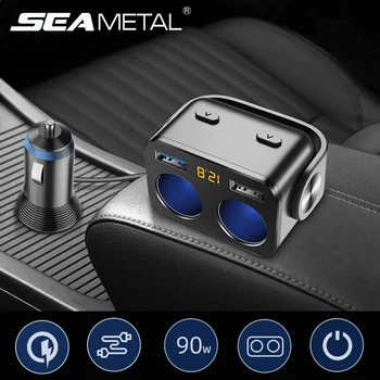 Baseus 6A車急速充電器45ワットQC4.0 QC3.0充電ip xr x max 8 xiaomiの携帯電話の車高速充電充電器