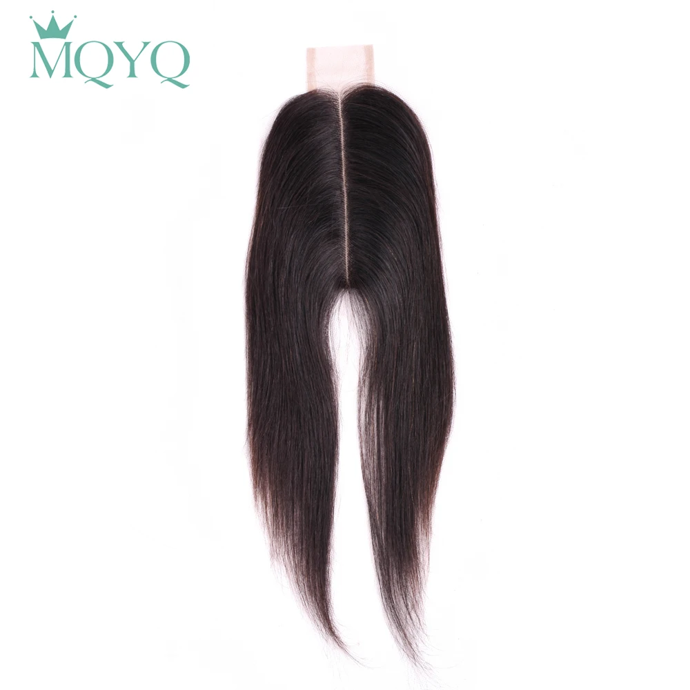 Сапфир 2x6 прямые кружево парик с пробором посередине не Реми натуральный цвет бразильский человеческие волосы Связки синтетическое