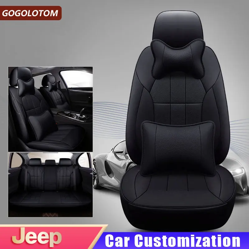 Специальный чехол из искусственной кожи на автомобильное сиденье для Jeep Grand Cherokee
