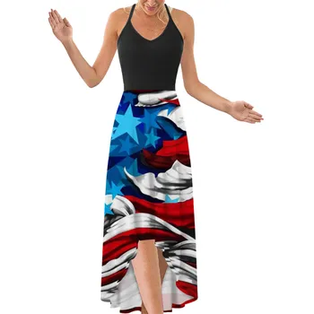 Hillsionly Plus Size Women's Summer Spaghetti Strap Dress Sleeveless Casual Women's Dresses Sexy Maxi Dress For Women 2021 24