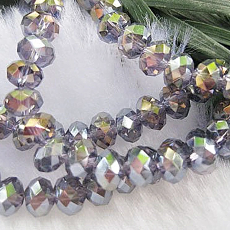 

Wholesale Price Romantic Purple Crystal Glass 4x6mm Faceted Abacus Rondelle Loose Beads Spacers Accessories 1000pcs GSL6mm13