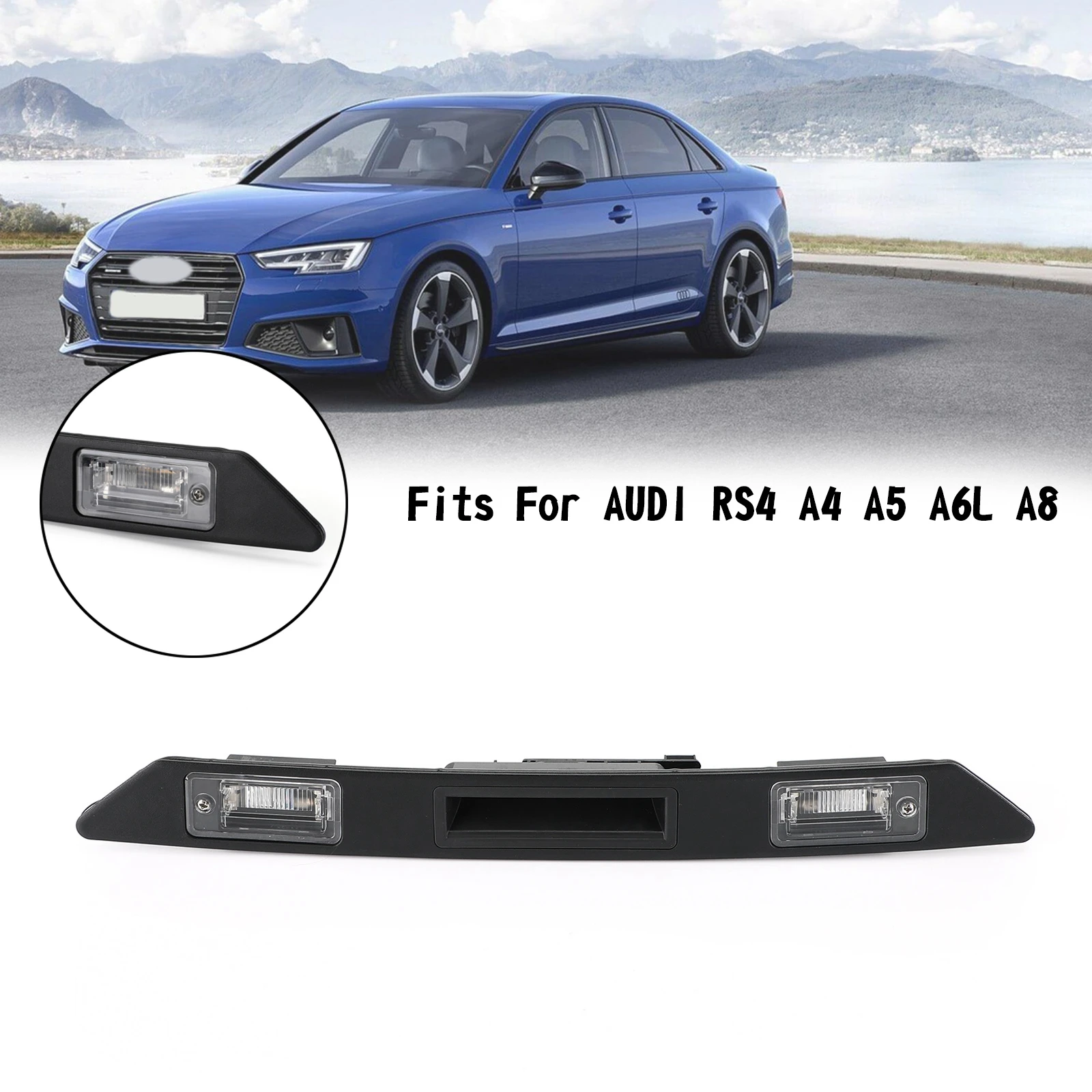 Artudatech Hinten Lizenz Platte Licht Stamm Heckklappe Griff Schalter Für  AUDI A3 A4 A6 Q7 Auto Zubehör - AliExpress