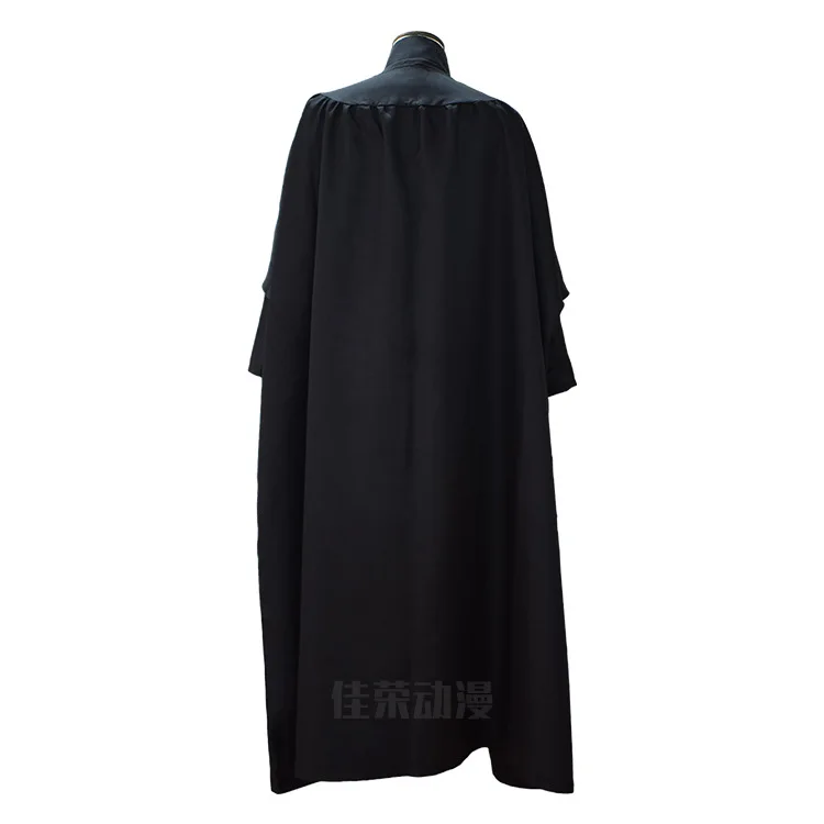 Костюм для косплея профессора Северуса Снейпа «Дары смерти» Хогвартса, школьный плащ, рубашки для мужчин, черный халат, вечерние костюмы на Хэллоуин - Цвет: just cloak