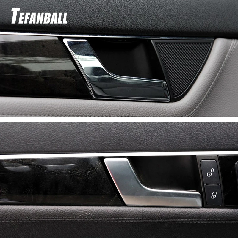 Front/Rear Left/Right Side Chrome Car Inner Door Handle Repair Kit for