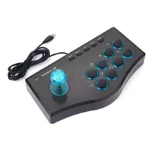 3 In 1 USB Wired Game Controller Arcade Fighting Joystick Stick For PS3 Computer PC Gamepad Engineering Design Gaming Console
