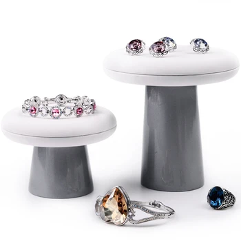 

Bracelet Bangle Rings Holder Jewel Display Stand Tray Mushroom Shape Props