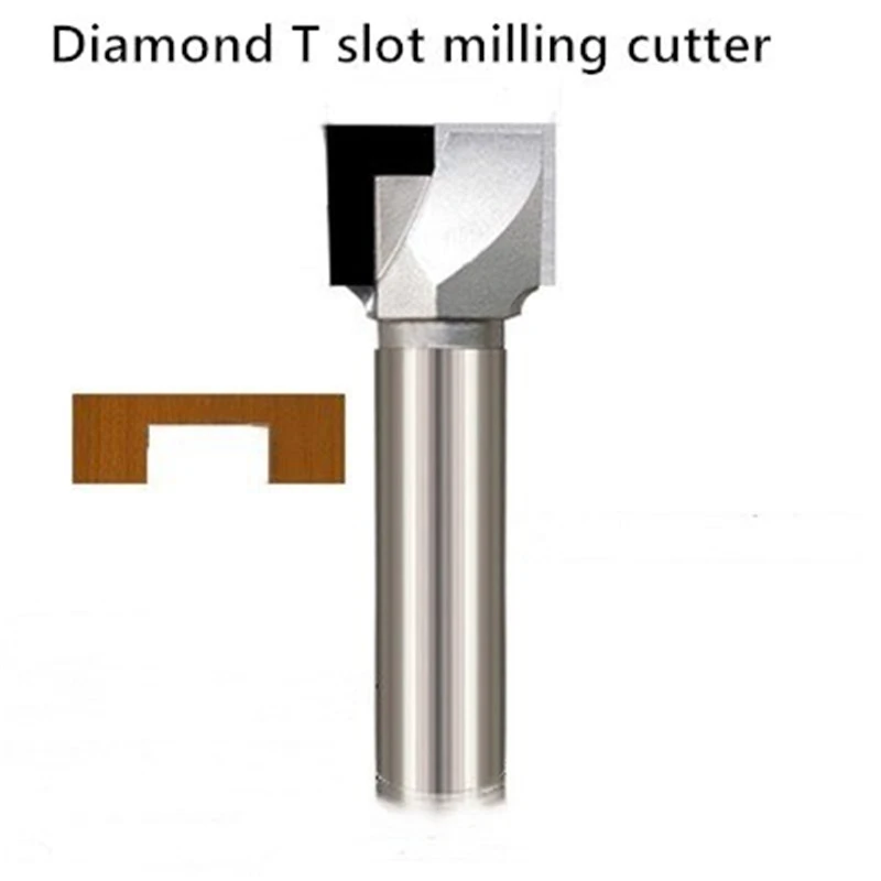 T-Slot Router Bit Holzfräser 8mm Schaftfräser Bearbeitung von Holz und T-Slot Router Bit Holzfräser 8mm Schaftfräser Bearbeitung von Holz und