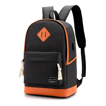 

College style fresh student bag 2019 new simple large capacity backpack bag computer bag