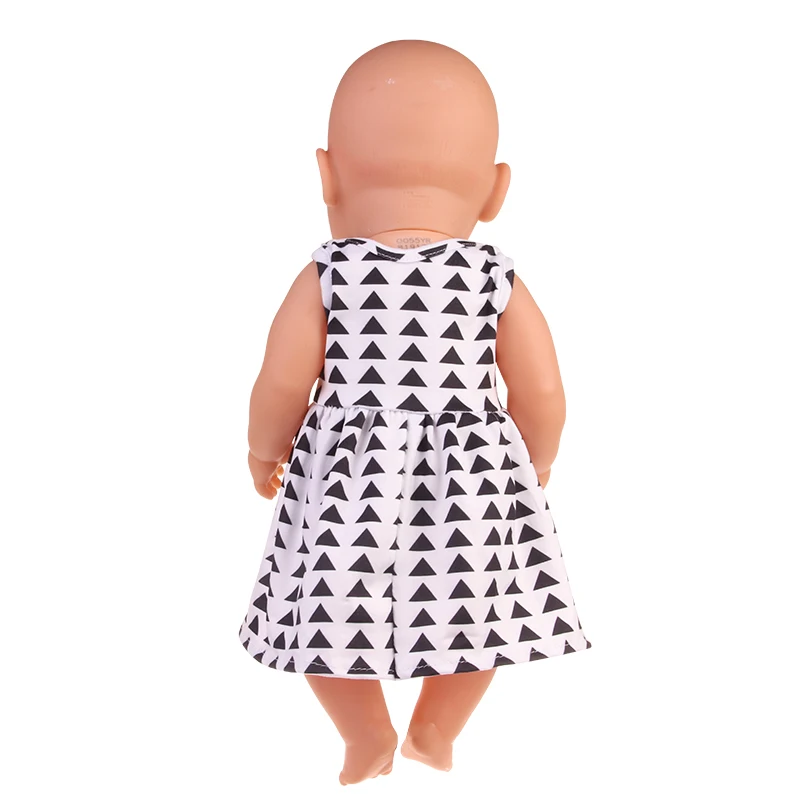 Born Baby Doll Clothes Hat Dress Sock Underwear 43 cm For 18 Inch 1/3 BJD Dolls Girl