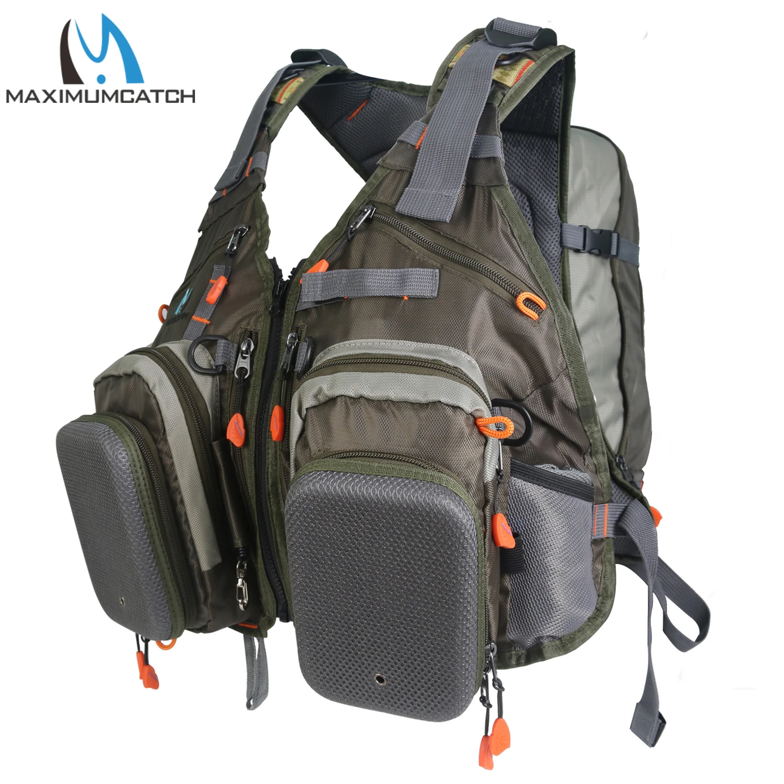 Colete de Pesca com Tamanho Mochila de Pesca e Colete Maximumcatch Livre Combinação Fly