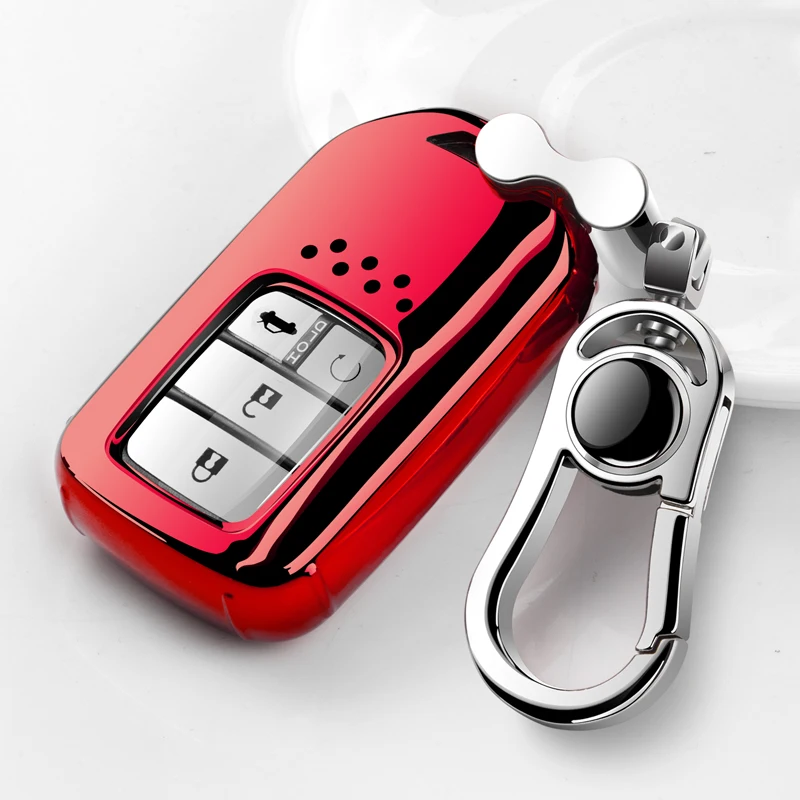Portachiavi con custodia completa per chiave a distanza per auto in TPU per Honda Accord Civic CR-V XR-V MK10 Spirior Pilot Fit City Freed Jade Key Protect - H3524a626967946ae808cb41c469c3669B