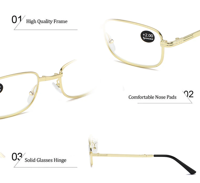 SOOLALA Anti Blue Light Blocking Foldable Reading Glasses Women Men Folding Reader Reading Glasses With Case Lesebrille Herren