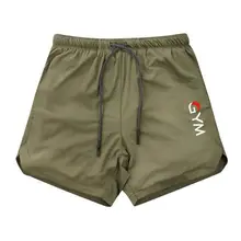 Летние спортивные шорты мужские спортивные штаны для фитнеса укороченные компрессионные штаны Мужская для спортзала быстросохнущие шорты для бега