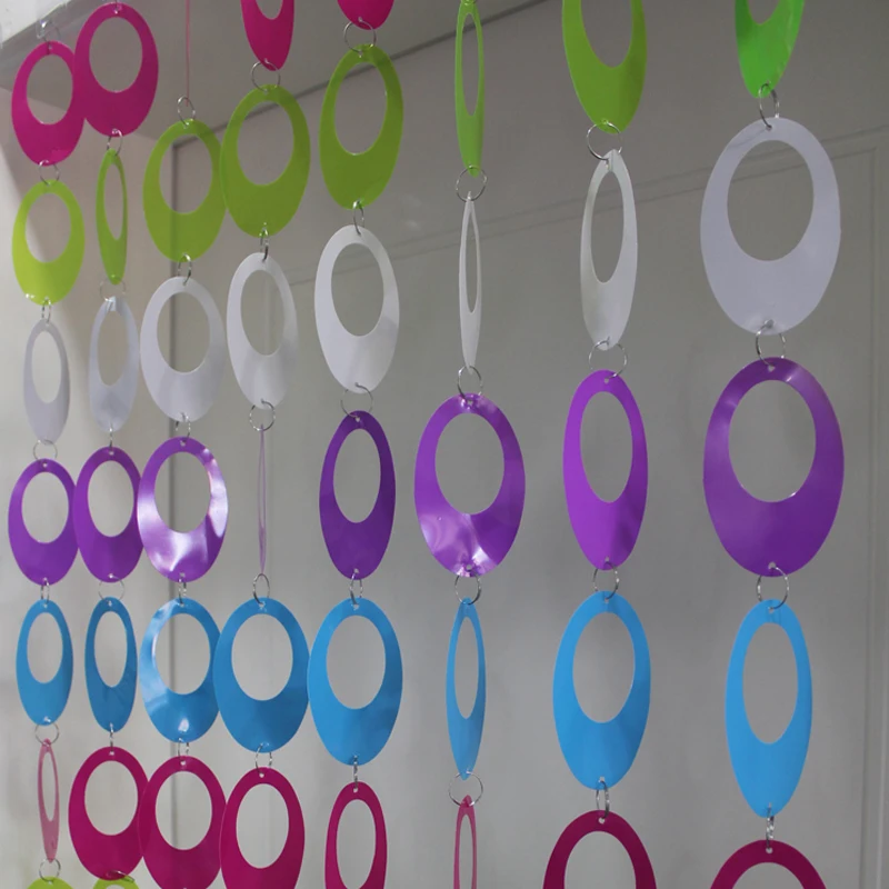 Colored plastic Curtain children's room cartoon decorative curtain Interior home decoration window curtains decor curtains