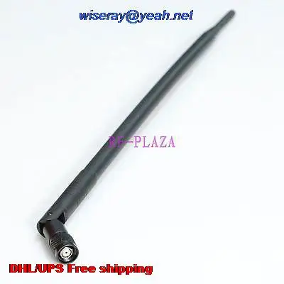 

DHL/EMS 50 pcs 2.4G Antenna 2.4GHZ 2.4G 10dBi RPTNC male Tilt-Swivel for Omni Wireless WiFi Router-A1