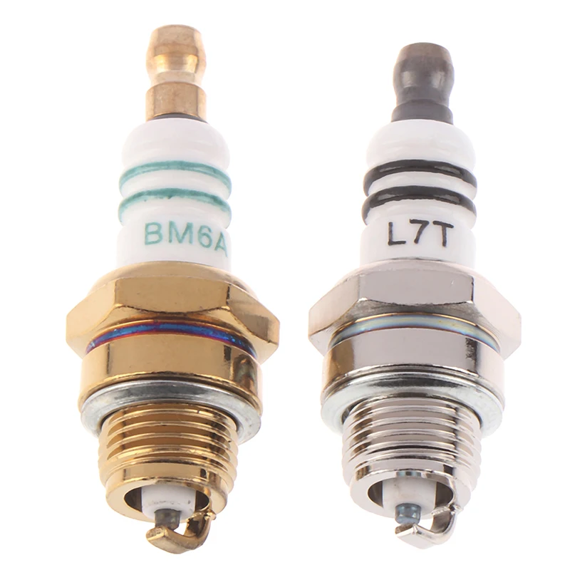 

1PCS BM6A Spark Plug Glow Plug Standard Spark Plug BM6A Small Engine Replacemnet for 2-stroke Chainsaw Lawn Mower Strimmer