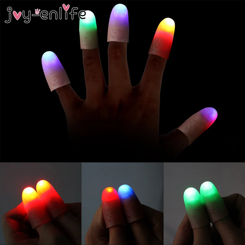 1 пара Ddult LED Magic Thumb светящийся для детей магический реквизит Хэллоуина вечерние