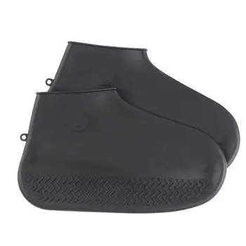 

Rain Cover For Shoes Waterproof Rubber Anti Slip Rainny Boot Overshoes Raincoat Reusable Silicone Insoles Shoes For Travel