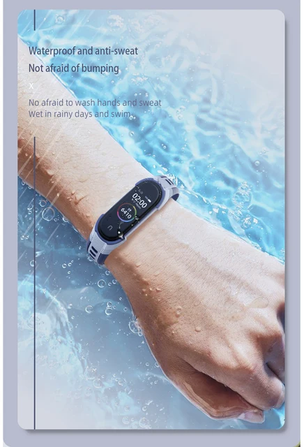 Tobfit 4 Cinturini Per Xiaomi Mi Band 5/6 E Amazfit Band 5 - In Silicone Morbido, Colorati - Foto 2