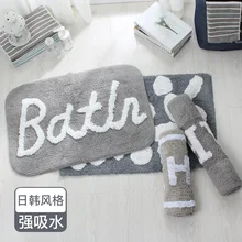 Противоскользящий коврик для ванной комнаты, коврик для двери, коврик для дома, впитывающий коврик, коврик для туалета