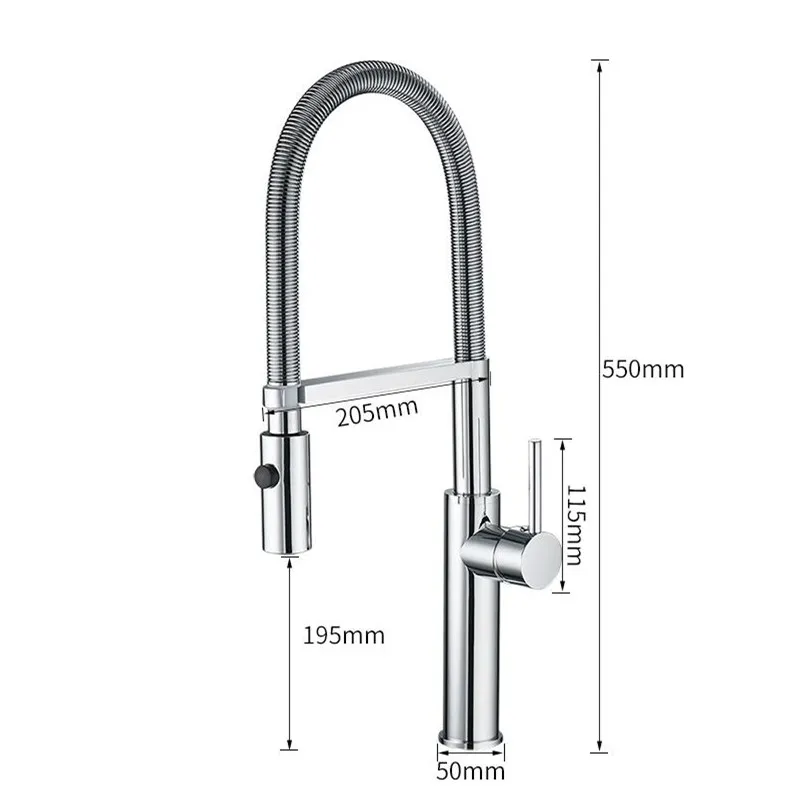 

Vidric Newly Arrived Pull Out Kitchen Faucet Gold/Chrome/nickel/black Sink Mixer Tap 360 degree rotation kitchen mixer taps Kitc