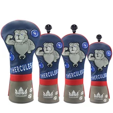 Hercules головные уборы для гольфа Драйвер Фарватер Гибридный UT деревянный защитный Чехол w/# Tag