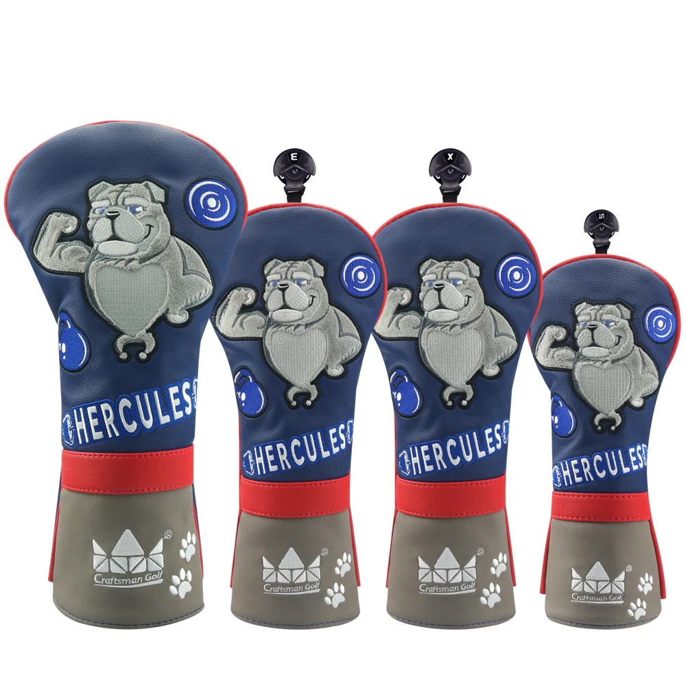 Hercules Golf Headcovers Driver Fairway Hybrid UT Wood Protector Case w/# Tag | Спорт и развлечения