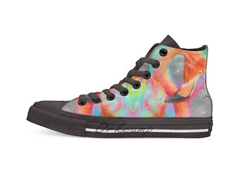 

Infinite Possibilities (Neon Infinity Flamingo) Novelty Design Casual Canvas Shoes Custom shoes Drop Shipping