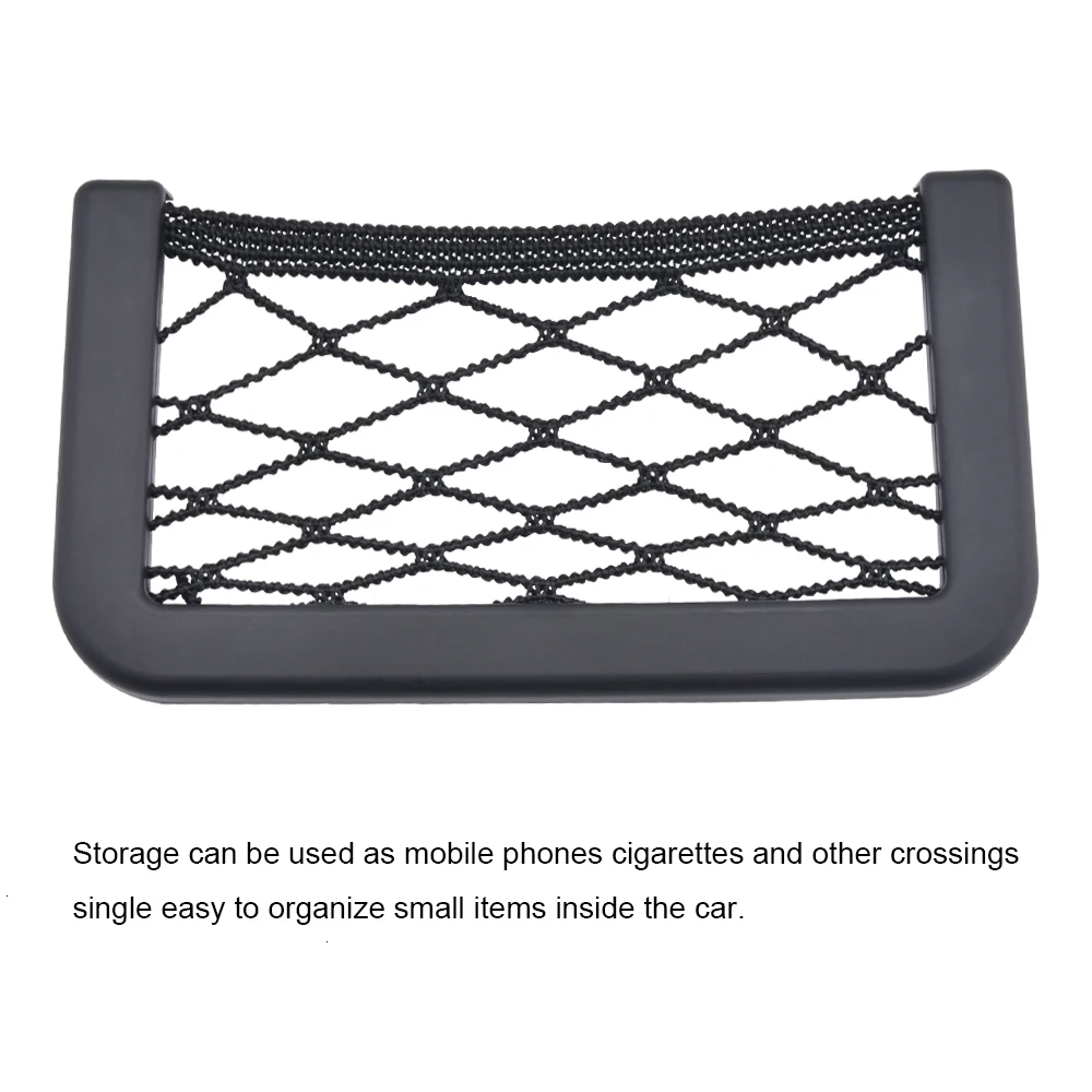 SPEEDWOW Car Trunk Box Storage Bag Mesh Net Bag Holder Pocket String Bag Mesh Pocket Organizer Stowing Tidying Car Styling