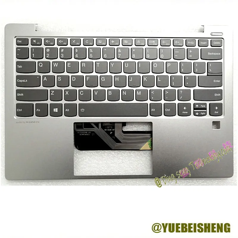 

Новинка, подставка для рук для Lenovo AIR13 Air 13IWL AIR 13IKB, английская клавиатура, верхняя крышка корпуса, задняя подсветка, 2018