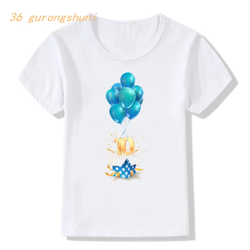 T Shirt Ballon Pour Filles De 10 A 12 Ans Vetements De Dessin Anime Joyeux Anniversaire Pour Enfants Aliexpress T Shirt Ballon Pour Filles De 10 A 12 Ans Vetements De Dessin Anime Joyeux Anniversaire Pour Enfants Aliexpress