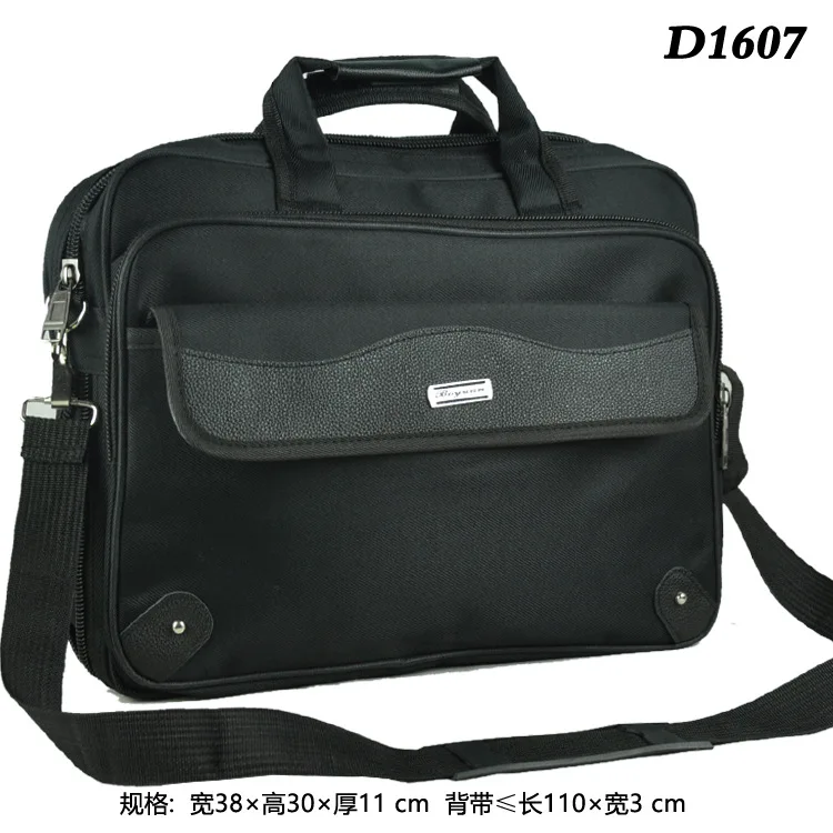 

[Factory Price] Men's Business Canvas Bag Hand Laptop Computer Bag Shoulder Business Package D1607