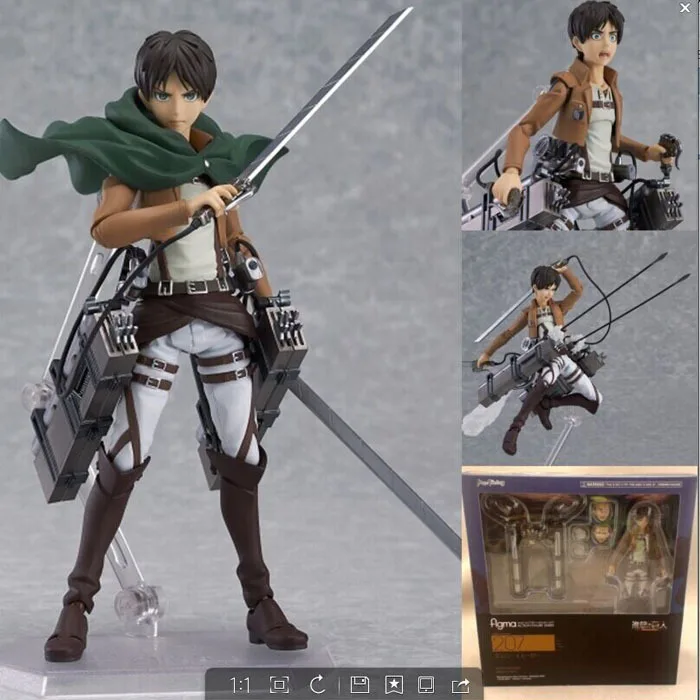

Anime Attack on Titan Figma Allen 207 Face Transplant Mobile Boxed Garage Kit 15 Cm Decoration