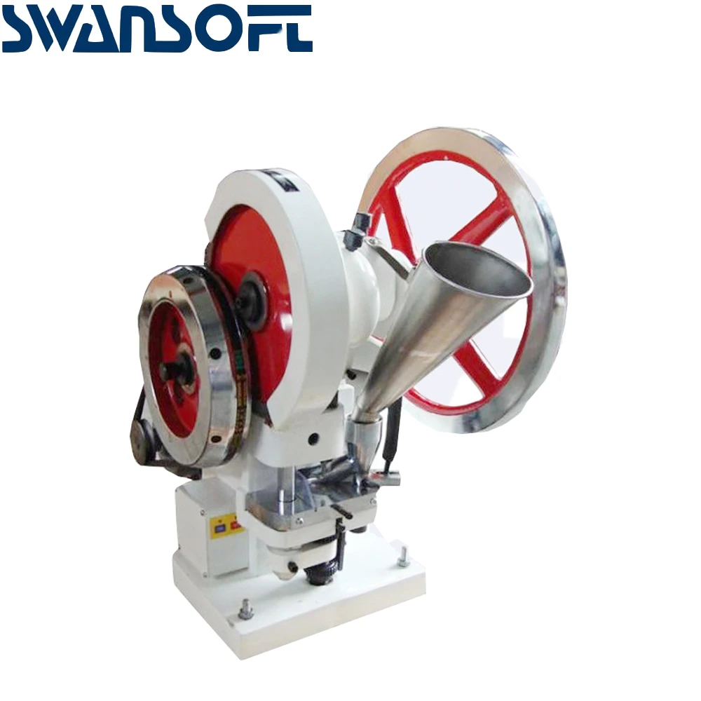 

Tablet Press Machine TDP5 Pressure Press Harder Candy Sugar Milk Maker Single Punch Tablet Making Machine